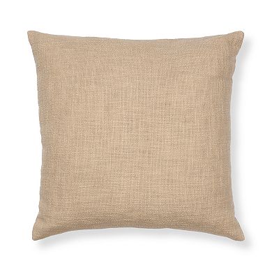 Sonoma Goods For Life Textured Tan Solid 18" x 18" Throw Pillow 2-pack Set