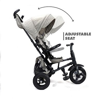 Q Play Rito Plus 3-In-1 Folding Multi-Stage Lightweight Stroller Tricycle