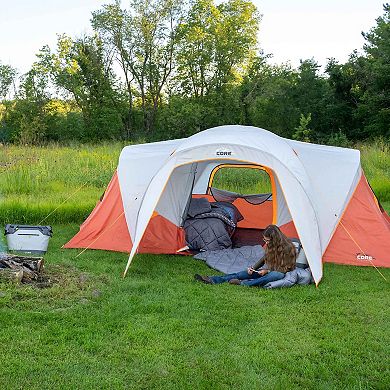 CORE 9 Person Dome Tent with Vestibule