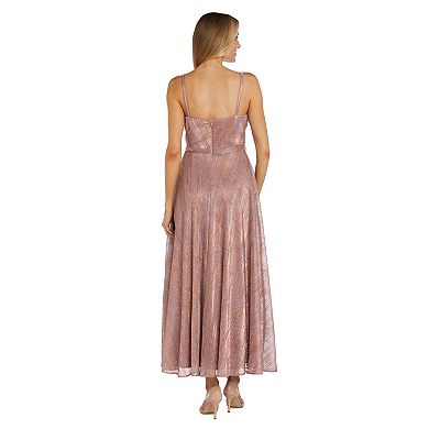 Women's Nightway Long Foil Print Dress