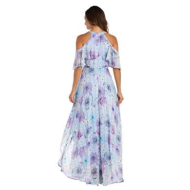 Women's Nightway High-Low Floral Print Dress
