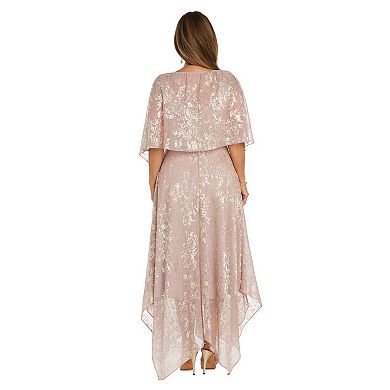 Women's Nightway Foil Hanky-Hem Dress