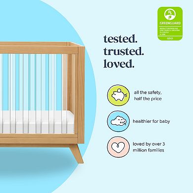 DaVinci Otto 3-in-1 Acrylic Slats Convertible Crib