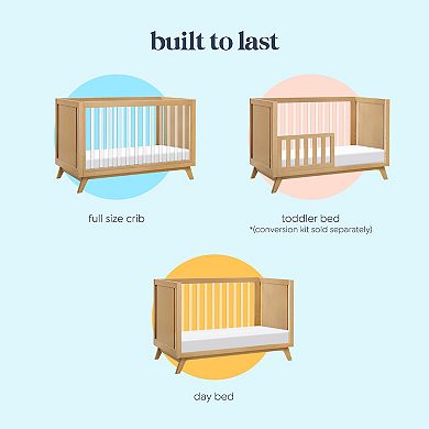 DaVinci Otto 3-in-1 Acrylic Slats Convertible Crib