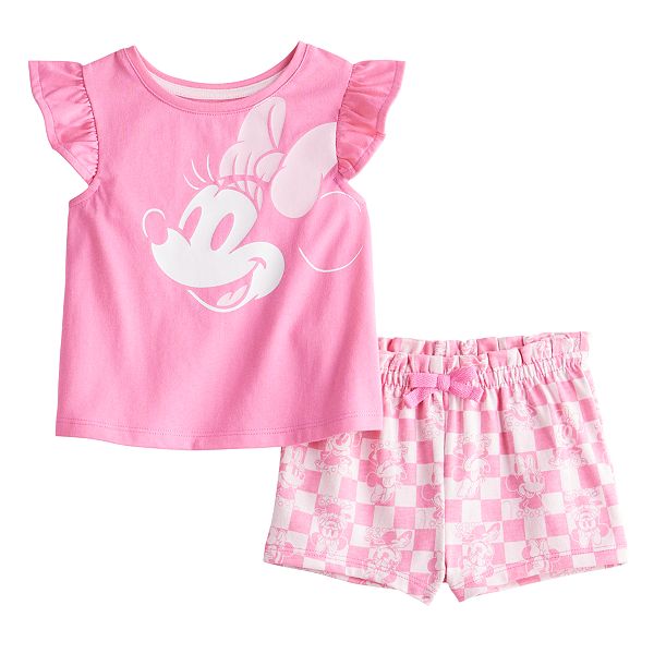 Disney's Minnie Mouse Baby Girl Flutter Tee Set by Jumping Beans®