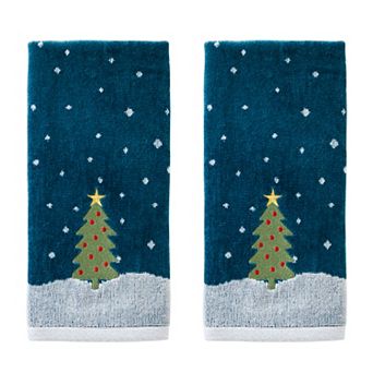 SKL Home Christmas Tree 2 pc Hand Towel Set