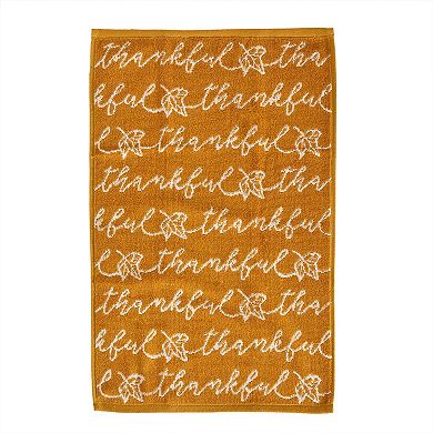 SKL Home Thankful Script 2-piece Hand Towel Set