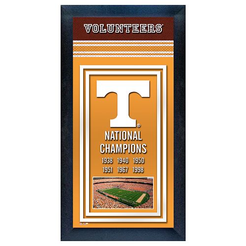 Tennessee Volunteers National Champions Framed Wall Art