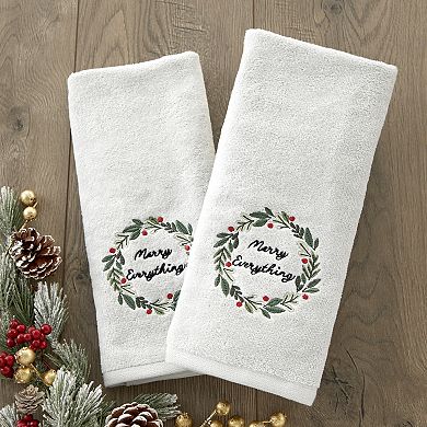 SKL Home Merry Everything 2-piece Hand Towels Set