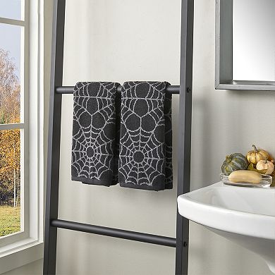 SKL Home Spider Web 2-piece Hand Towel Set