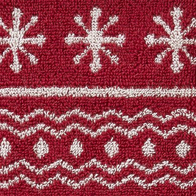 SKL Home Fair Isle 2-piece Hand Towels Set
