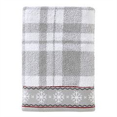 SKL Home Sea Drift Bath Towel, White, Cotton