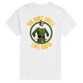 Men's Elf You Dont Smell Like Santa Tee
