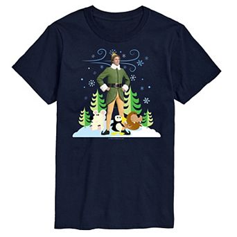 Men's Elf Buddy And Arctic Puppets Tee