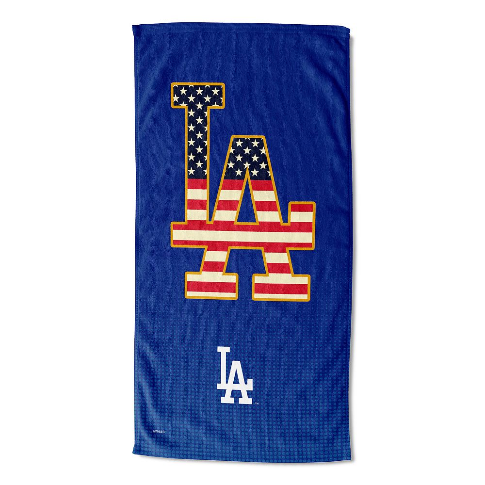 Mlb official los angeles dodgers celebrate series beach towel