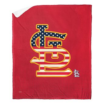 MLB Official St. Louis Cardinals "Celebrate Series" Silk Touch Sherpa Throw Blanket