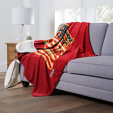 MLB Official St. Louis Cardinals "Celebrate Series" Silk Touch Sherpa Throw Blanket