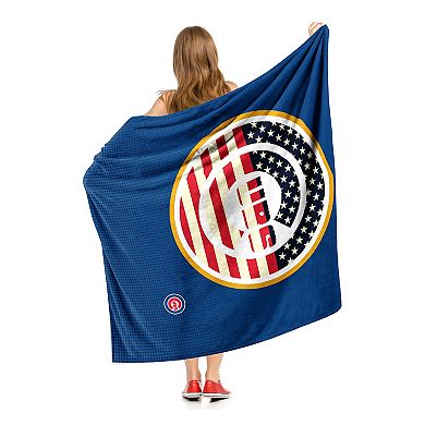 MLB Official Chicago Cubs "Celebrate Series" Silk Touch Sherpa Throw Blanket