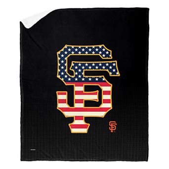 MLB Official San Francisco Giants "Celebrate Series" Silk Touch Sherpa Throw Blanket
