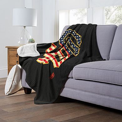 MLB Official San Francisco Giants "Celebrate Series" Silk Touch Sherpa Throw Blanket