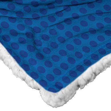 MLB Official Los Angeles Dodgers "Celebrate Series" Silk Touch Sherpa Throw Blanket