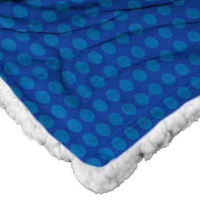 MLB Official New York Mets "Celebrate Series" Silk Touch Sherpa Throw Blanket