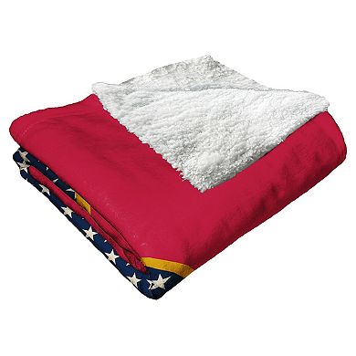 MLB Official Philadelphia Phillies "Celebrate Series" Silk Touch Sherpa Throw Blanket