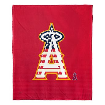 MLB Official Los Angeles Angels of Anaheim "Celebrate Series" Silk Touch Throw Blanket