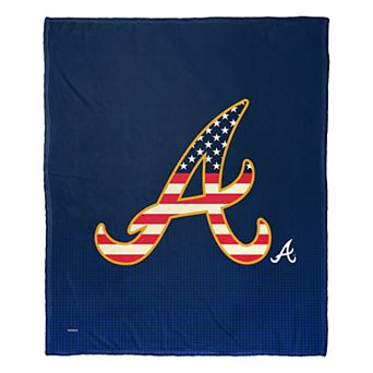 MLB Official Atlanta Braves "Celebrate Series" Silk Touch Throw Blanket