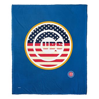 MLB Official Chicago Cubs "Celebrate Series" Silk Touch Throw Blanket