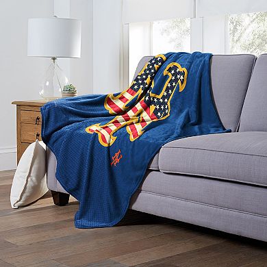 MLB Official New York Mets "Celebrate Series" Silk Touch Throw Blanket