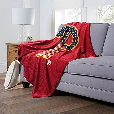 MLB Official Philadelphia Phillies "Celebrate Series" Silk Touch Throw Blanket