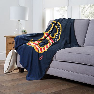 MLB Official Boston Red Sox "Celebrate Series" Silk Touch Throw Blanket