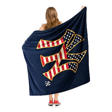 MLB Official New York Yankees "Celebrate Series" Silk Touch Throw Blanket