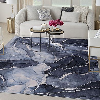 Inspire Me! Home Décor Daydream Abstract Non-skid Washable Area Rug