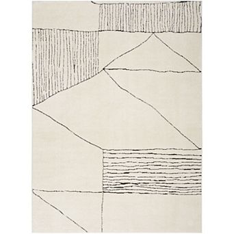Nourison Cozy Modern Abstract Scandinavian Indoor Area Rug