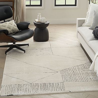 Nourison Cozy Modern Abstract Scandinavian Indoor Area Rug