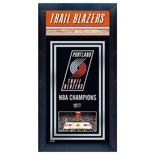 Portland Trail Blazers NBA Champions Framed Wall Art