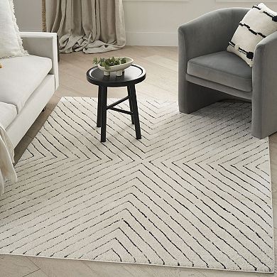 Nourison Cozy Modern Abstract Indoor Area Rug