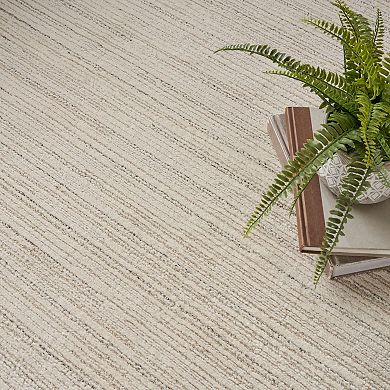 Nourison Santa Cruz Abstract Minimalist Textured Indoor Rug