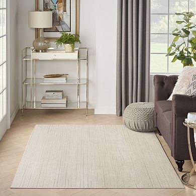 Nourison Santa Cruz Abstract Minimalist Textured Indoor Rug