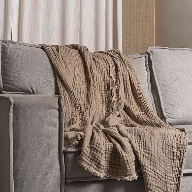 Truly Soft Two-Toned Throw Blanket