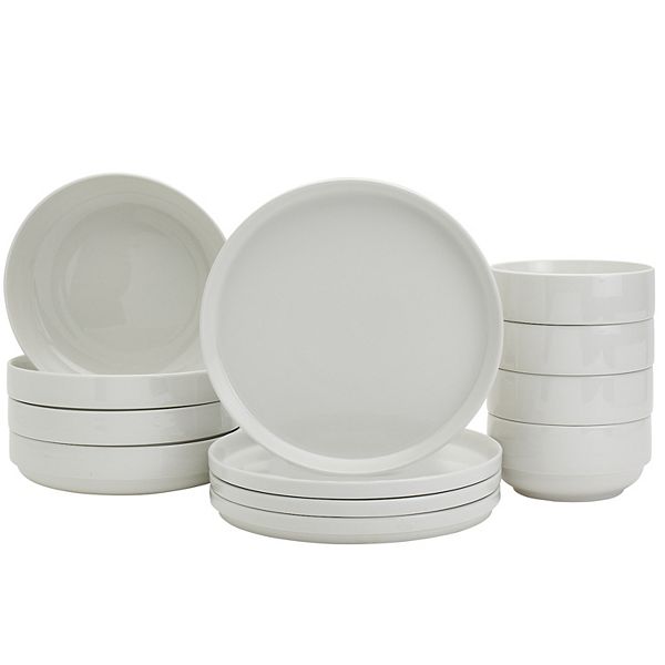 Food Network Stacked 12 Piece Dinnerware Set