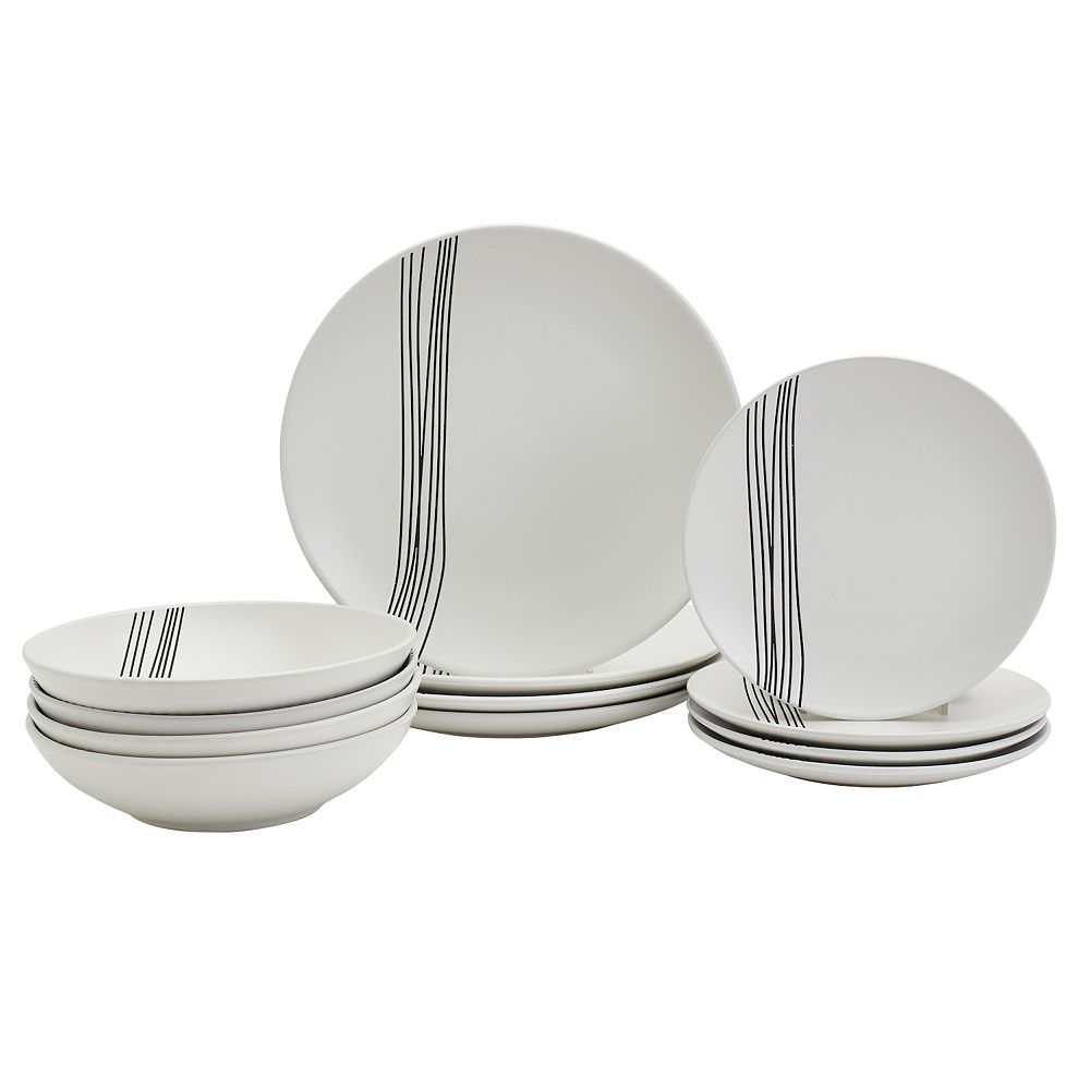 Food Network™ Leif 12-Piece Dinnerware Set
