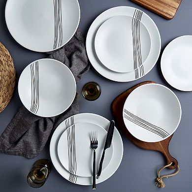 Food Network Leif 12-Piece Dinnerware Set