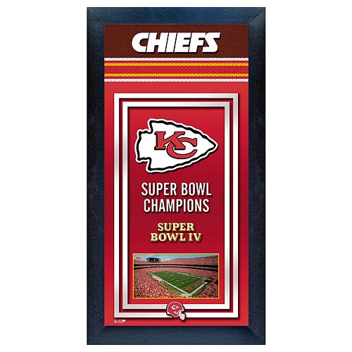 Kansas City Chiefs Super Bowl Champions Framed Wall Art