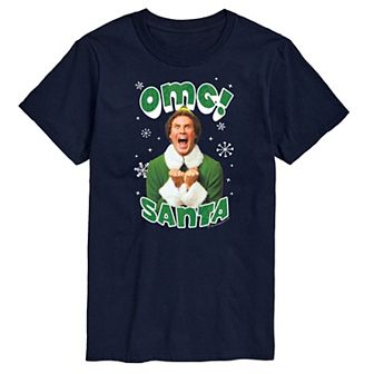 Men's Elf OMG Santa Elf Tee