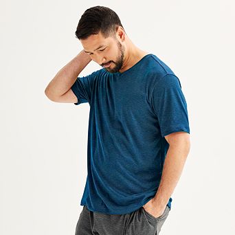 Big & Tall Sonoma Goods For Life® Supersoft V-Neck Pajama Shirt