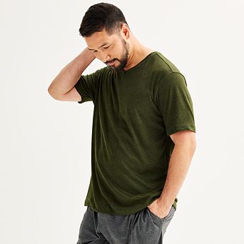 Big & Tall Sonoma Goods For Life® Supersoft V-Neck Pajama Shirt