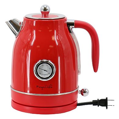 MegaChef 1.7-Liter Electric Tea Kettle & 2-Slice Toaster Combo